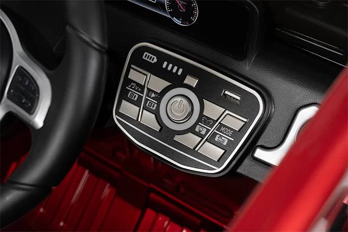 Джип детский электромобиль TR1508 красный металлик