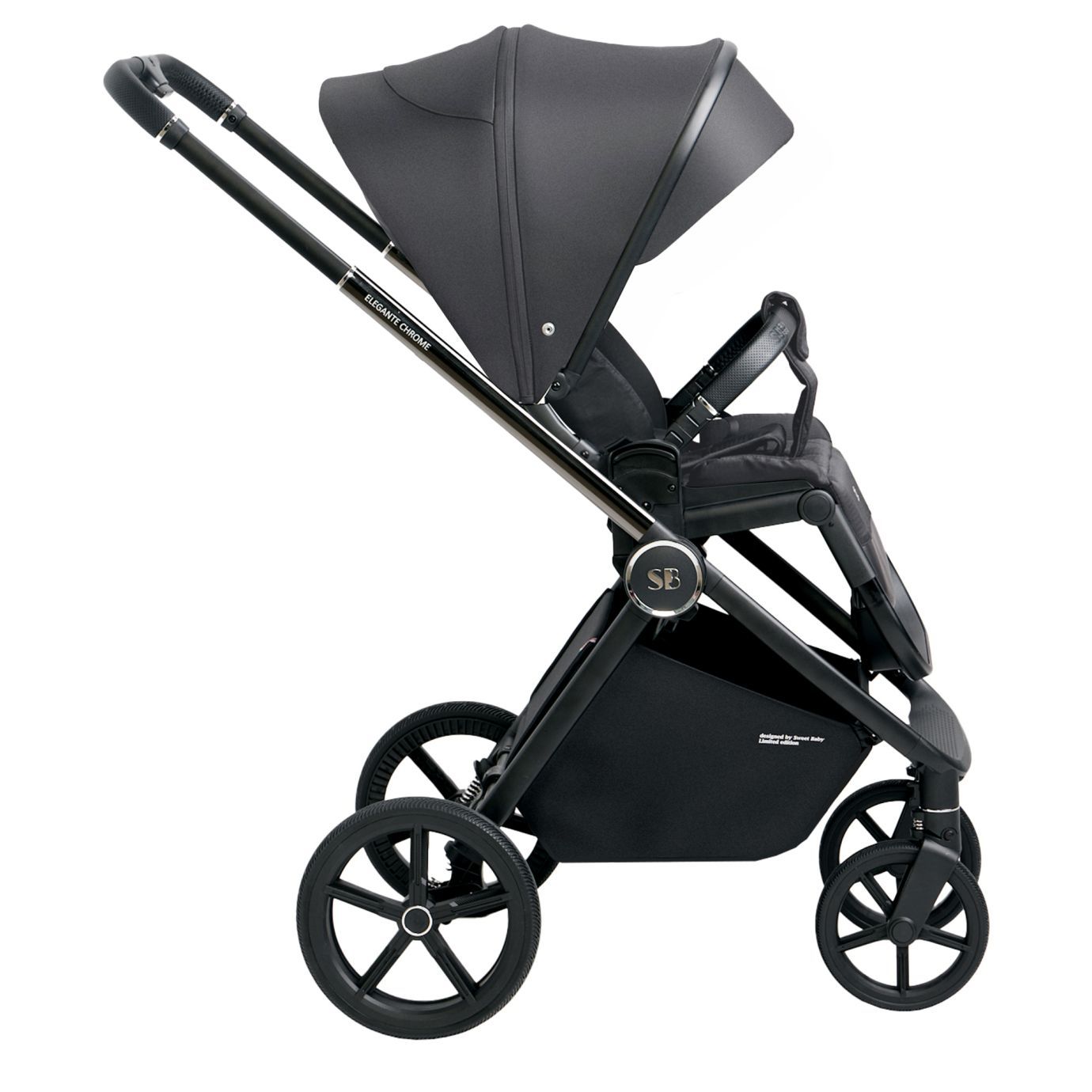 Прогулочная коляска Elegante Chrome Grey