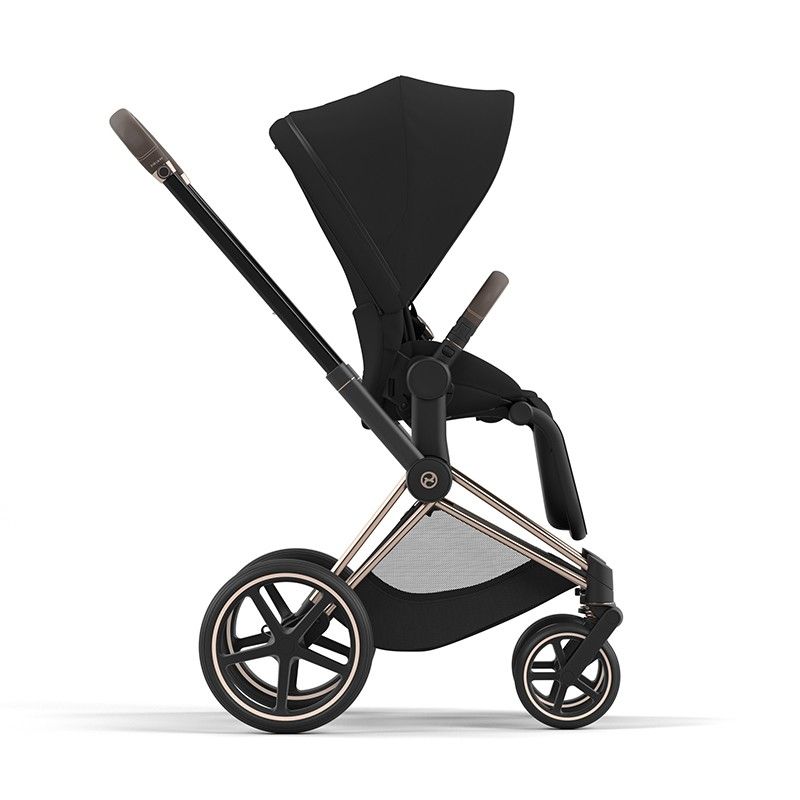 Cybex Priam IV коляска 2 в 1 Deep Black рама gold