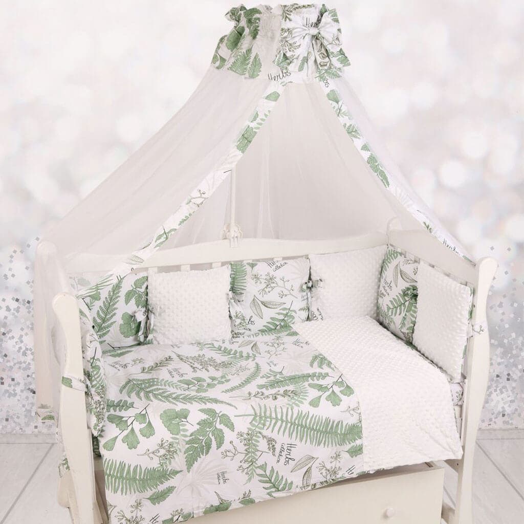 Комплект в кроватку Soft Collection (Папоротники)