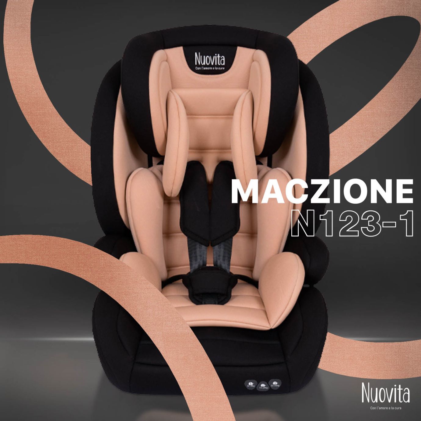 Автокресло NUOVITA MACZIONE N123-1
