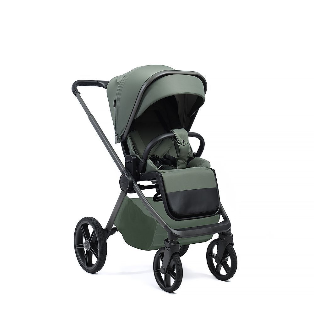 Коляска 2в1 Peppy Monaco Plus Oliva Green (рама серая)