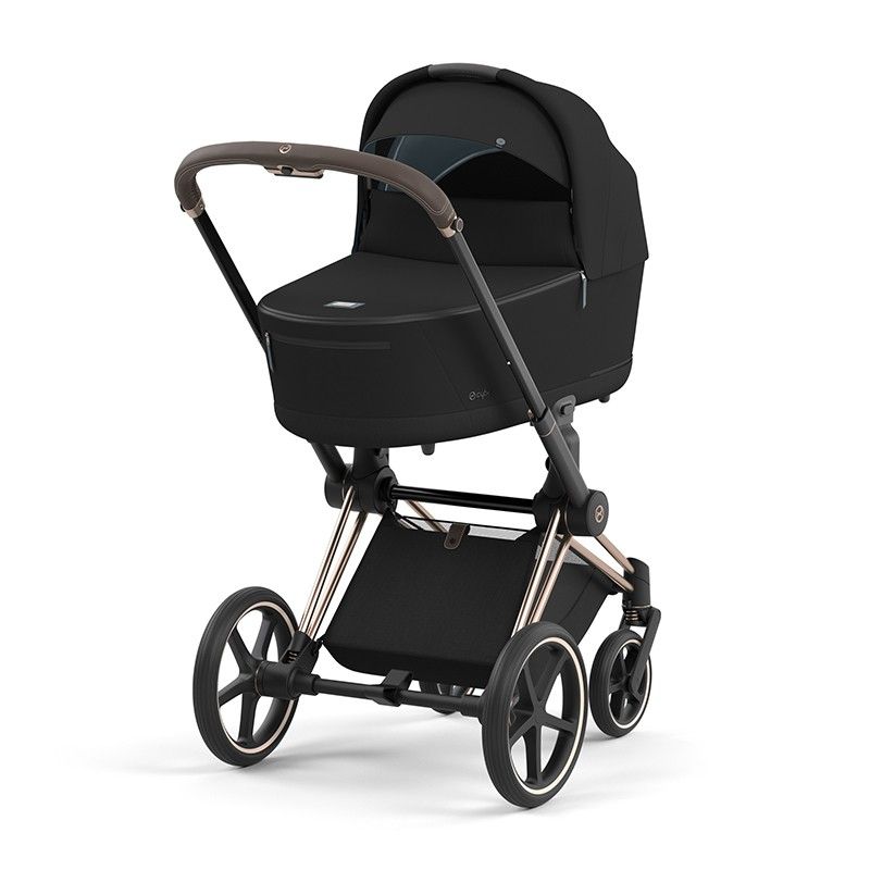 Cybex Priam IV коляска 2 в 1 Deep Black рама gold