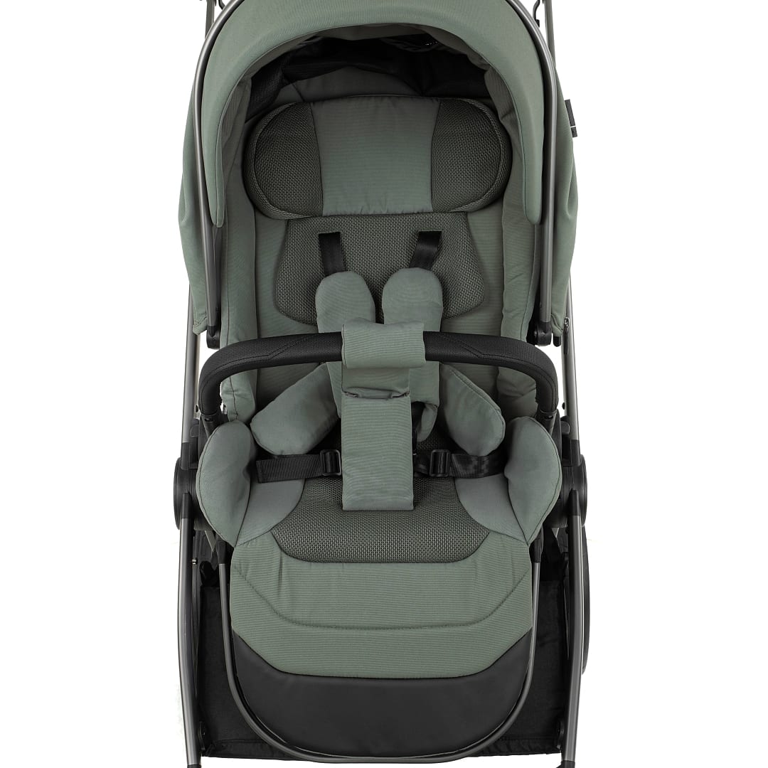 Коляска 2 в1 Teffy короб+прогулка Sage Green/Graphite