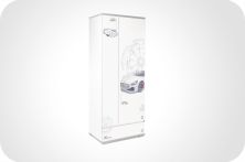 Шкаф Q-bix 31 МЕРСЕДЕС белый