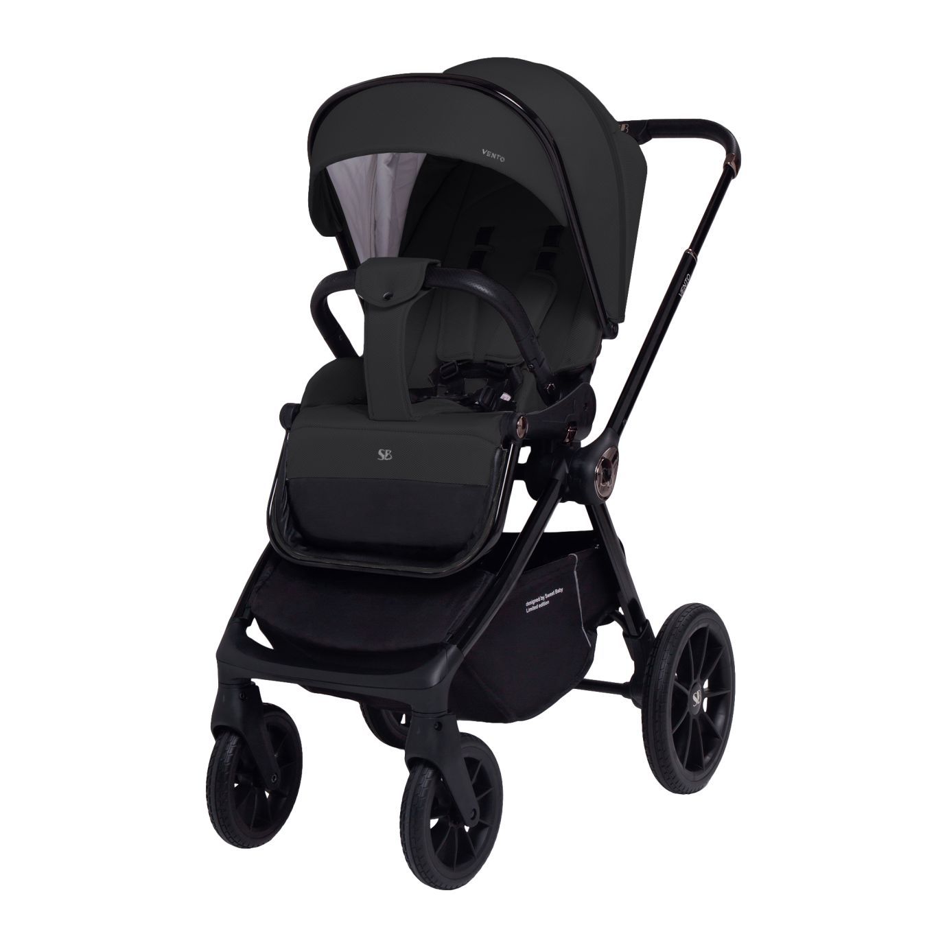 Коляска 3в1 Sweet Baby Vento Black