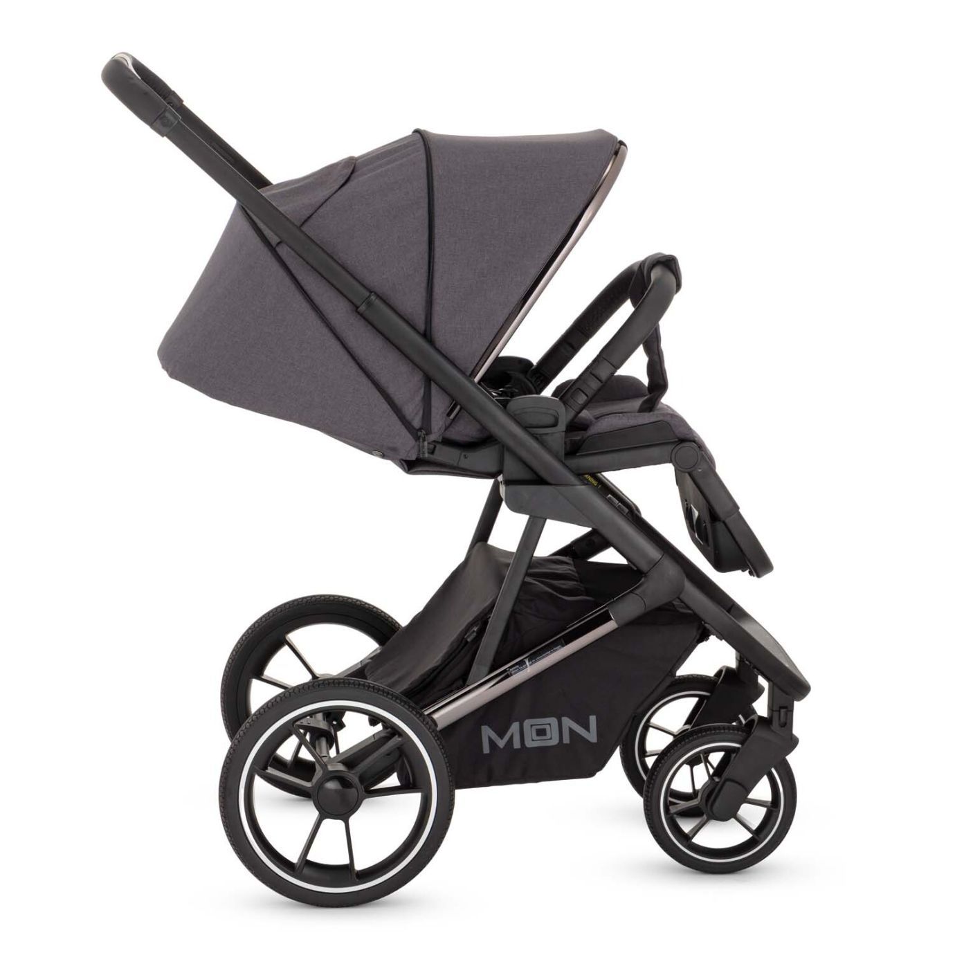 Коляска Moon Style Kombi 2 в 1 Black/Chrome-Anthrazit 2023