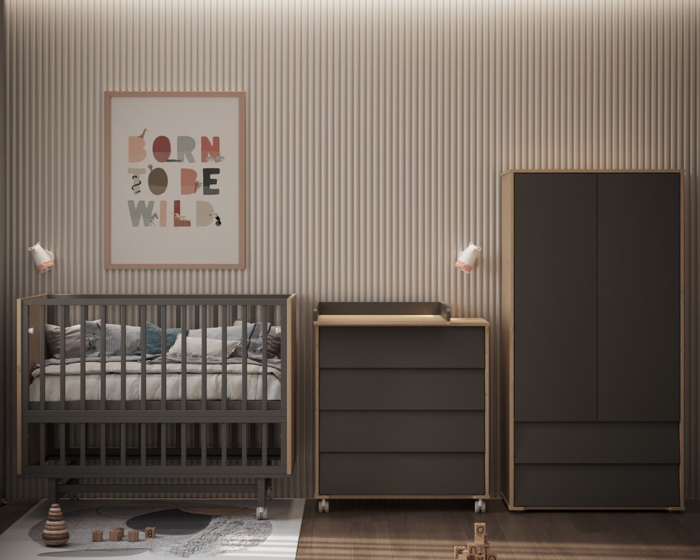 Детская кровать Cambridge с маятником