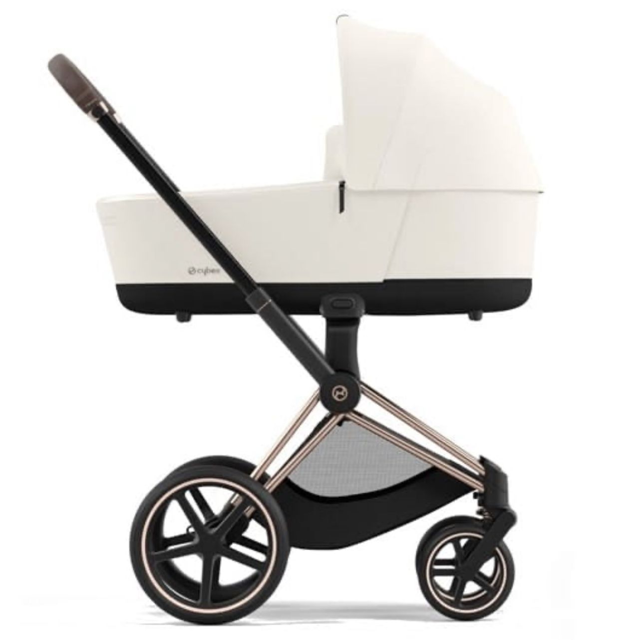 Cybex Priam IV коляска 2 в 1 white рама gold