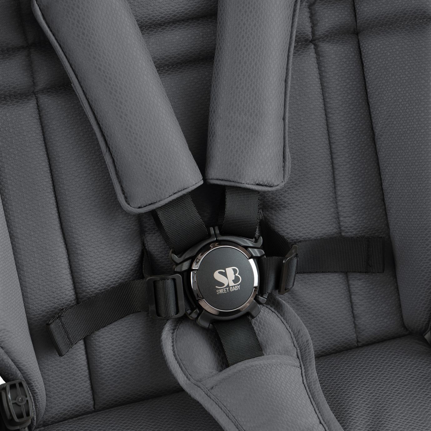 Коляска Sweet Baby Ricci Grey (надувные колеса)