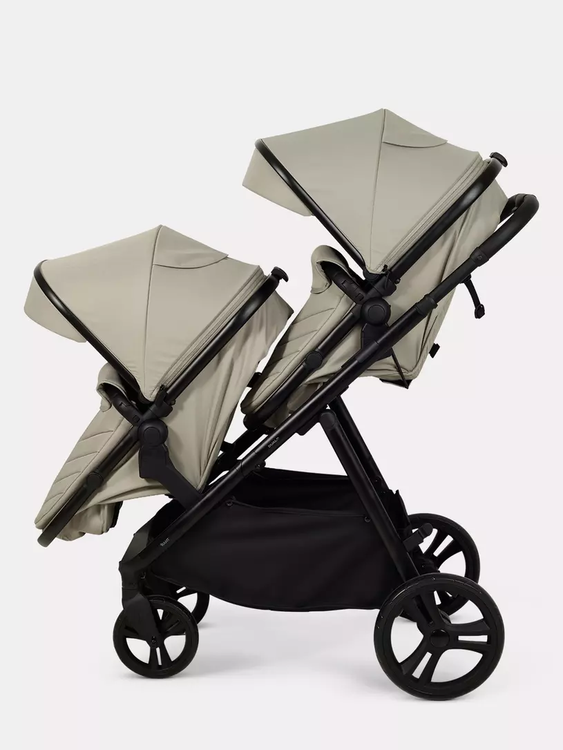 Коляска-трансформер для двойни и погодок Rant Dualo BEIGE