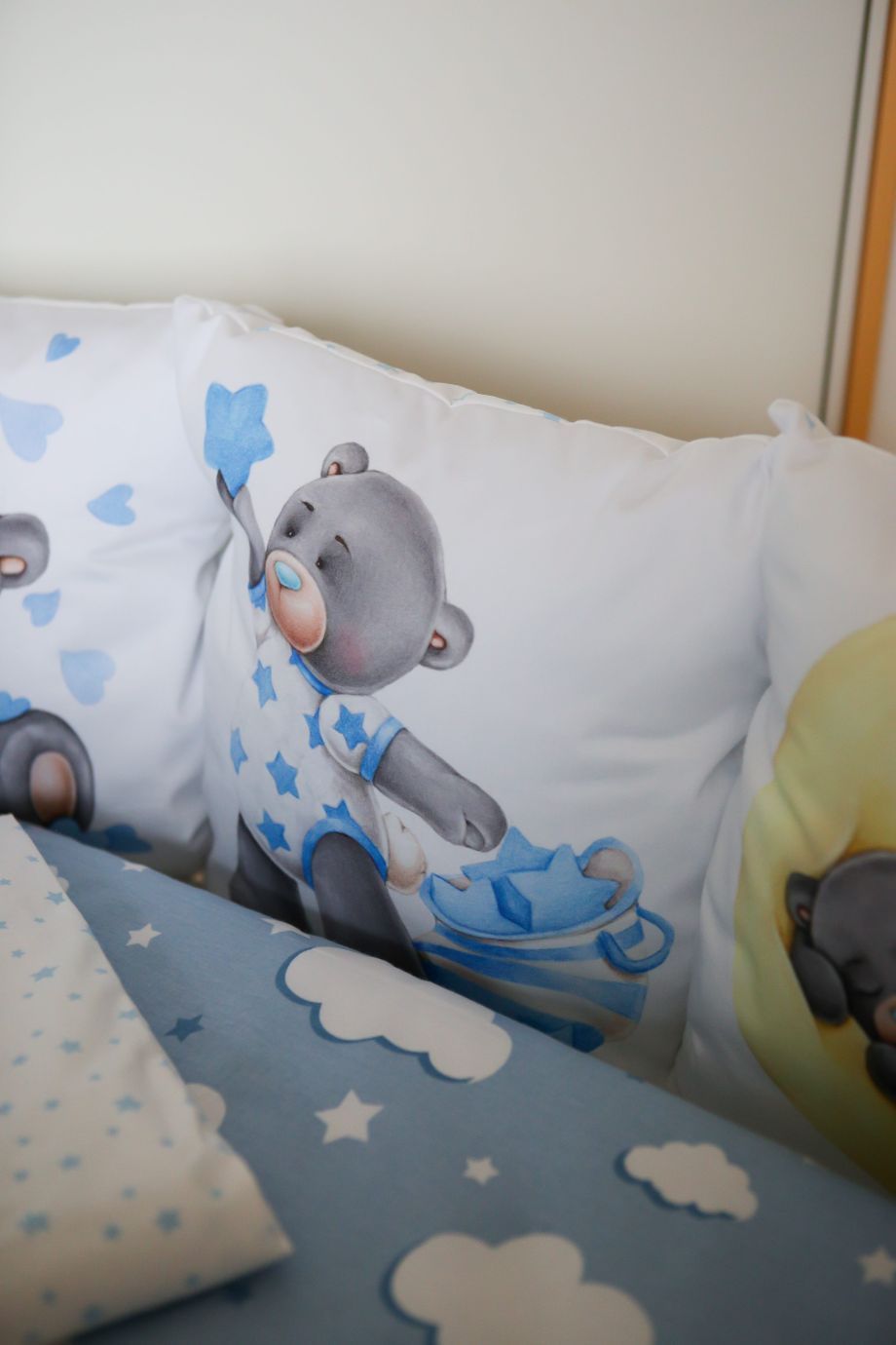 Комплект 17 предметов "малыш на луне голубой"