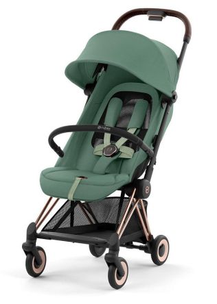 Coya Rosegold Leaf Green с дождевиком