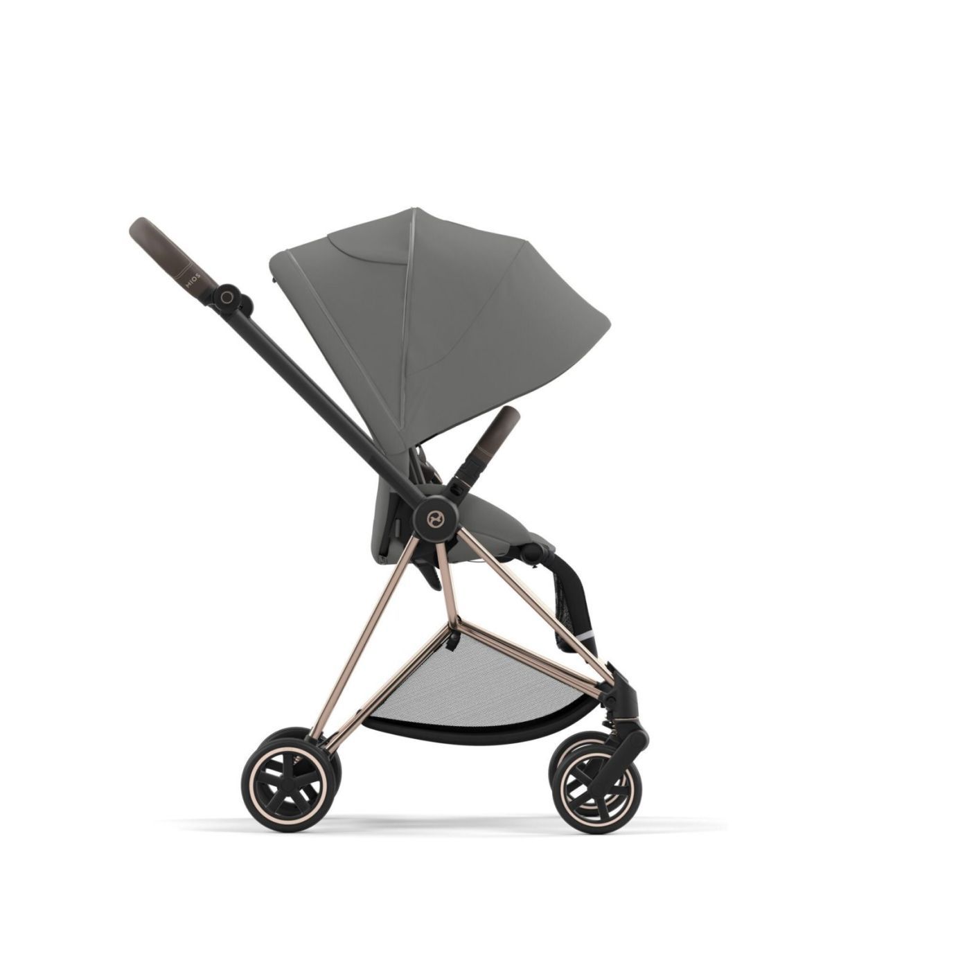 Cybex Mios III Прогулочная коляска, шасси Rose Gold, Mirage grey