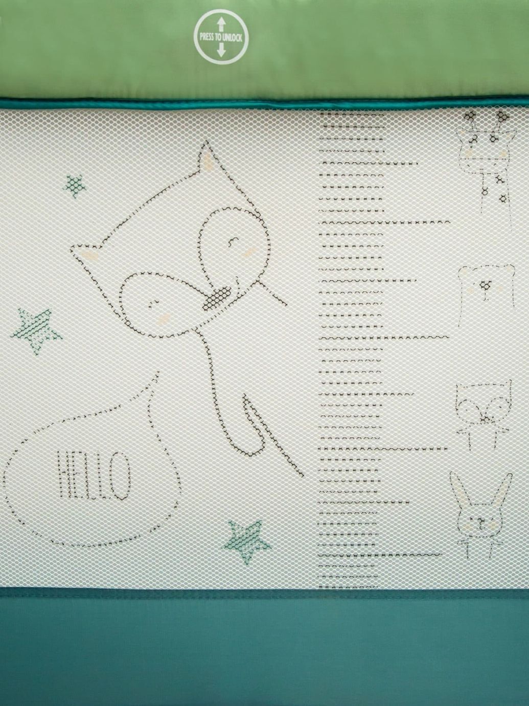 Манеж WALKY (Good Day Fox) квадратный, оливковый