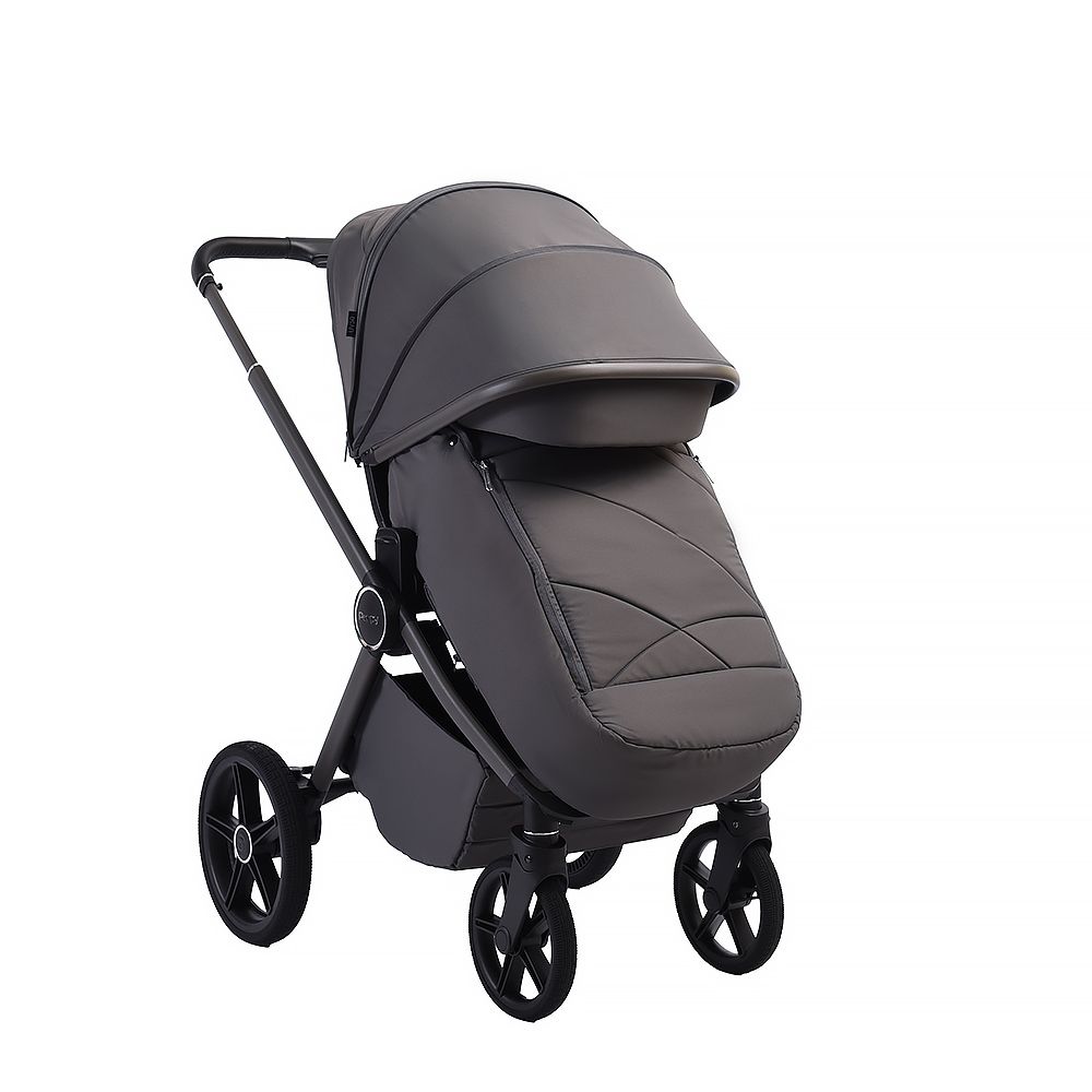 Коляска 2в1 Peppy Monaco Plus Antrazit (рама серая)