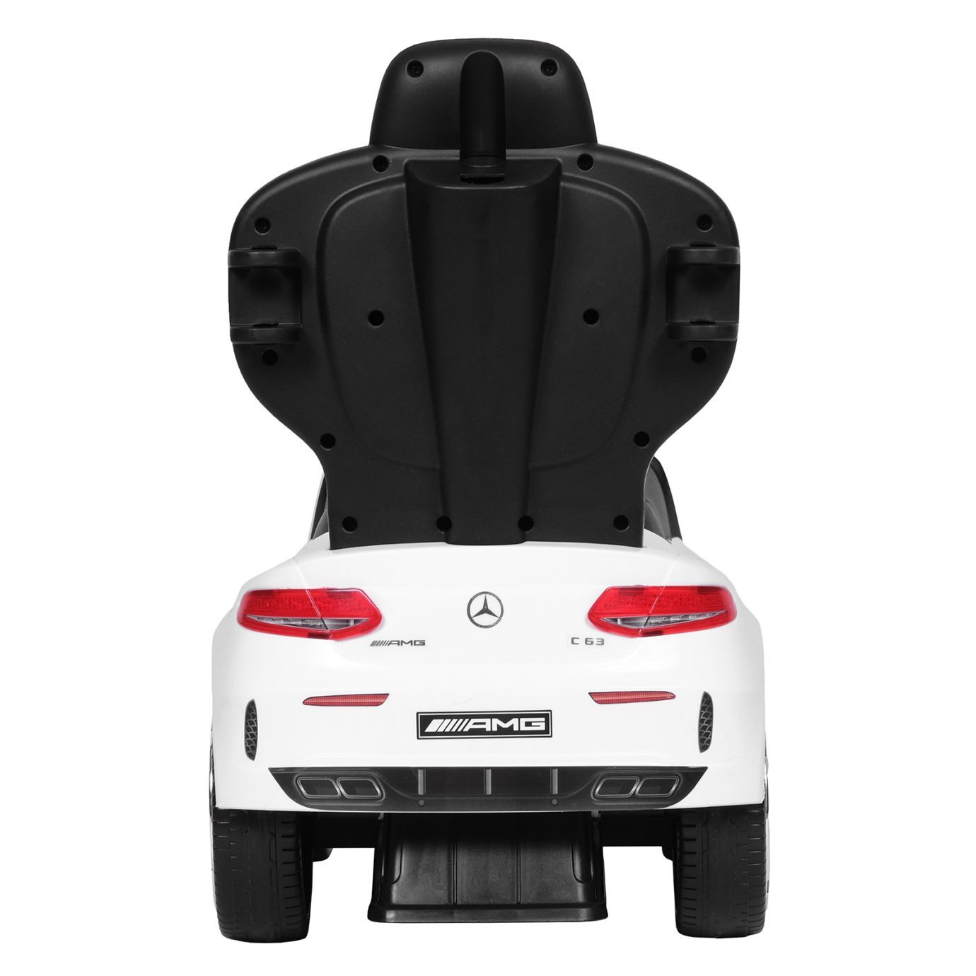 Каталка Mercedes-Benz AMG C63 с ручкой White