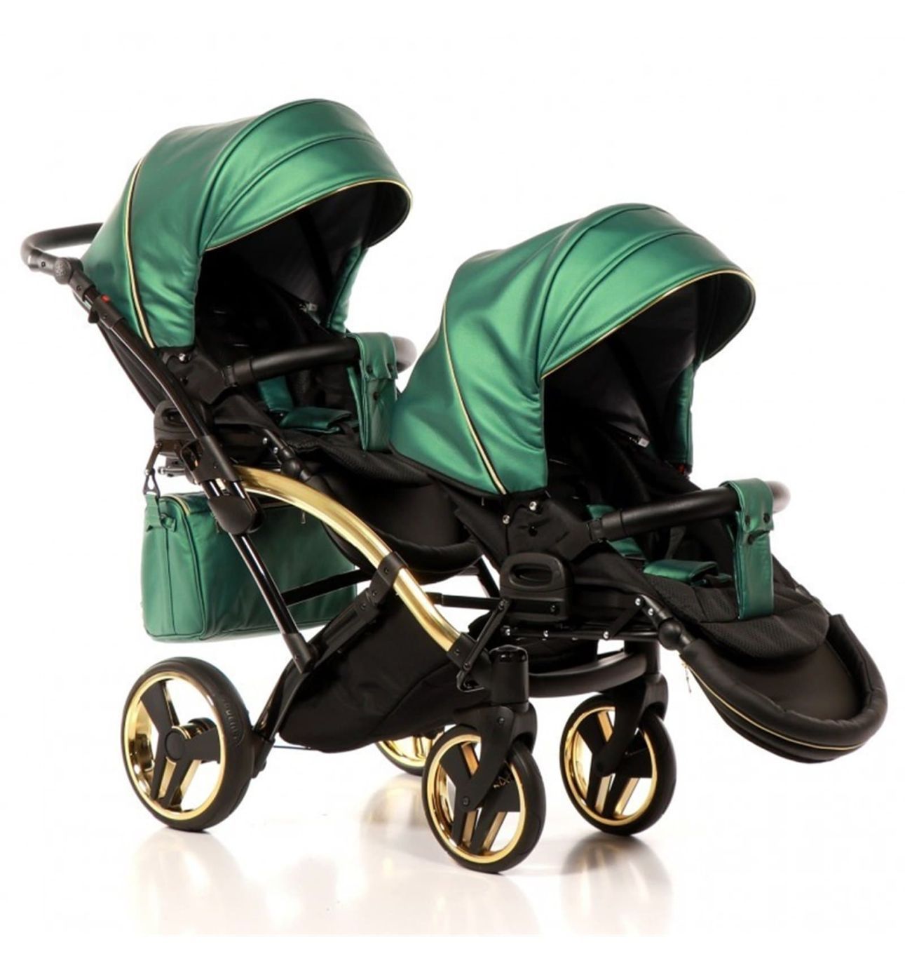 Коляска для двойни Junama Diamond Fluo line Duo Slim