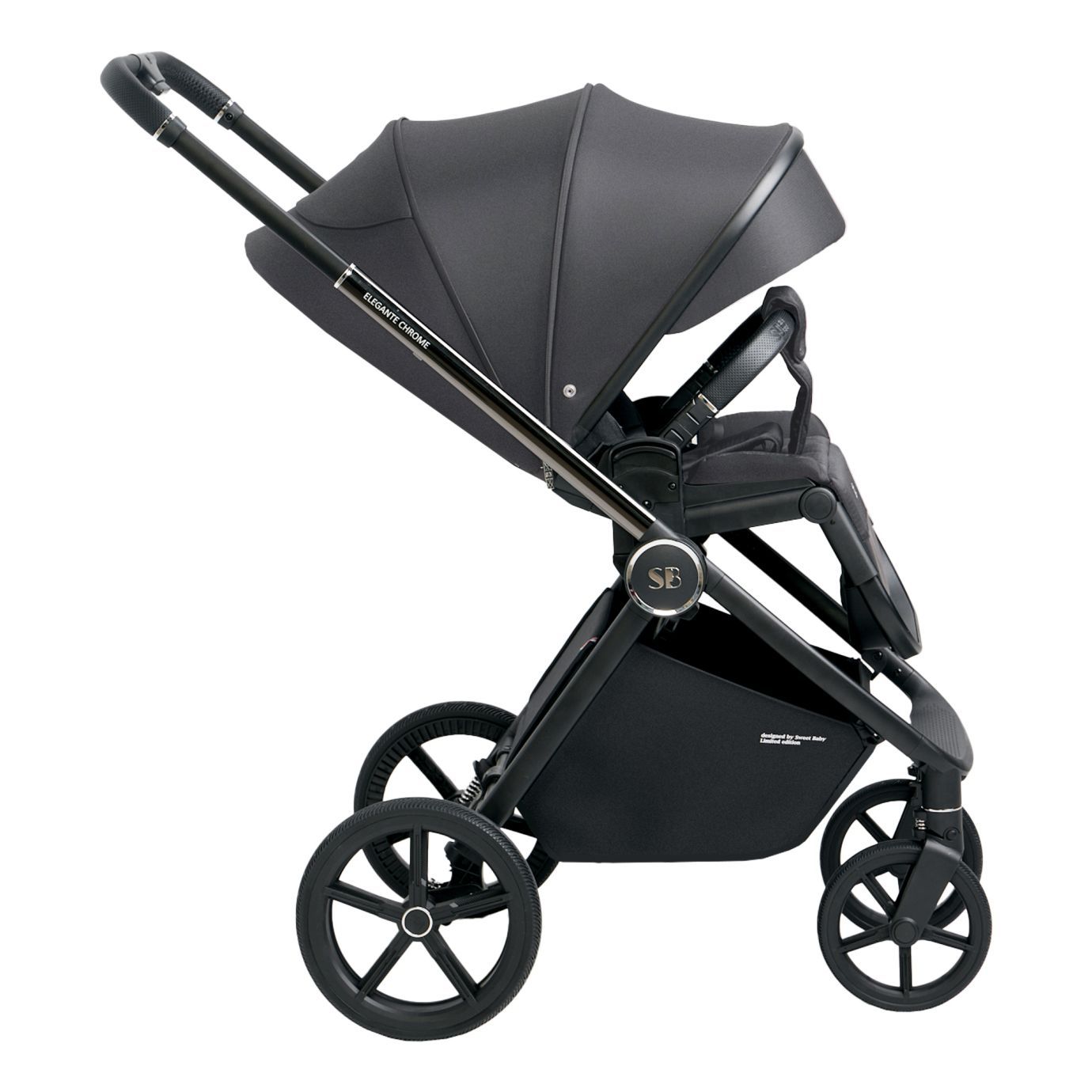 Прогулочная коляска Elegante Chrome Grey