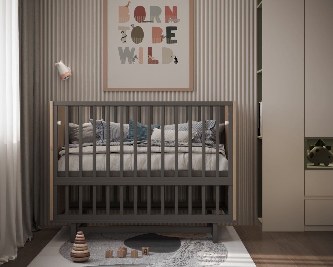 Детская кровать Cambridge с маятником