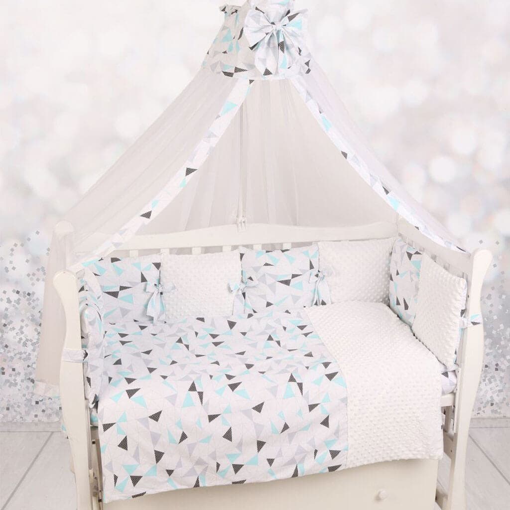Комплект в кроватку Soft Collection (Треугольники)