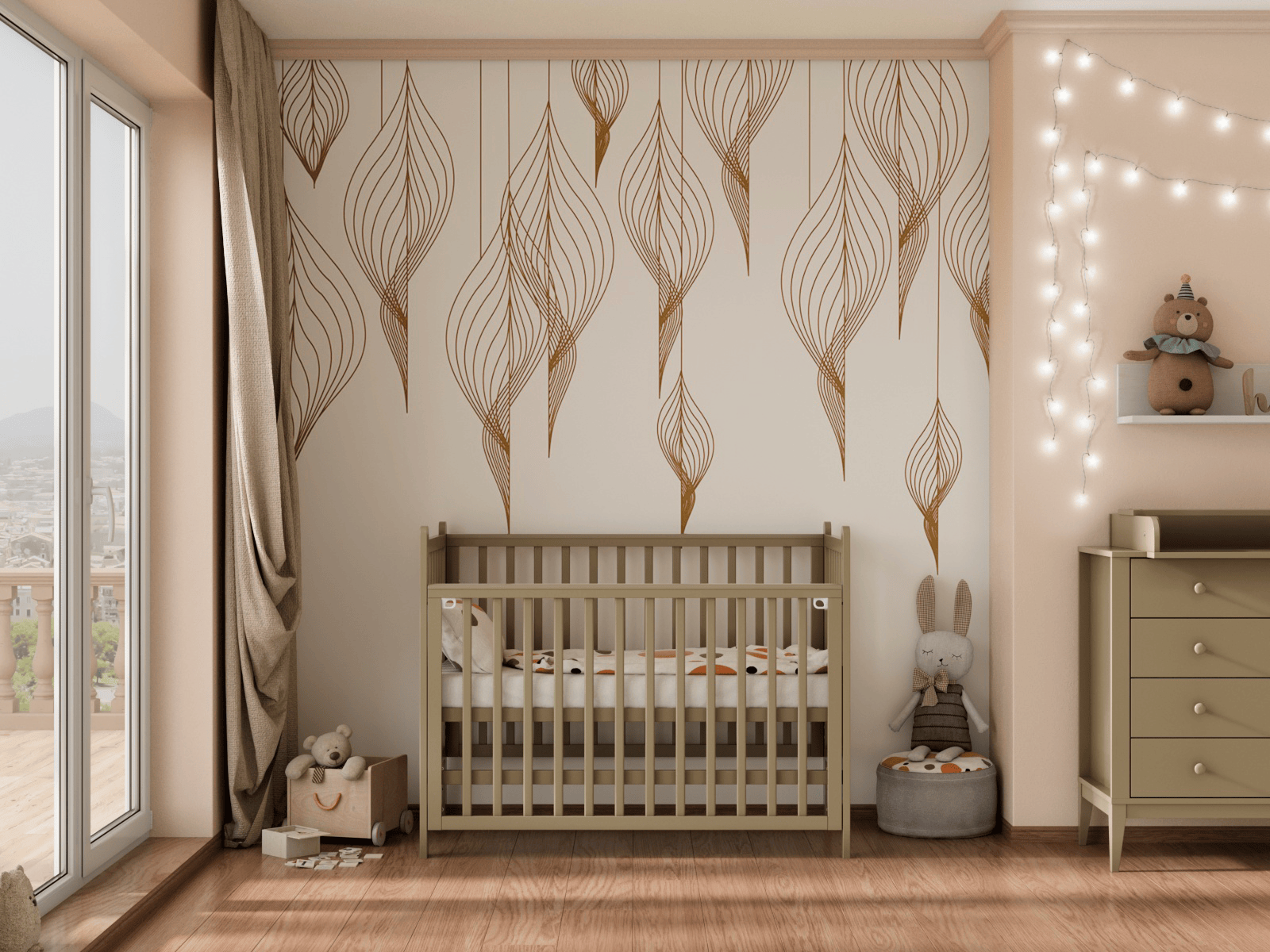 Кроватка Lunna Lika кашемир