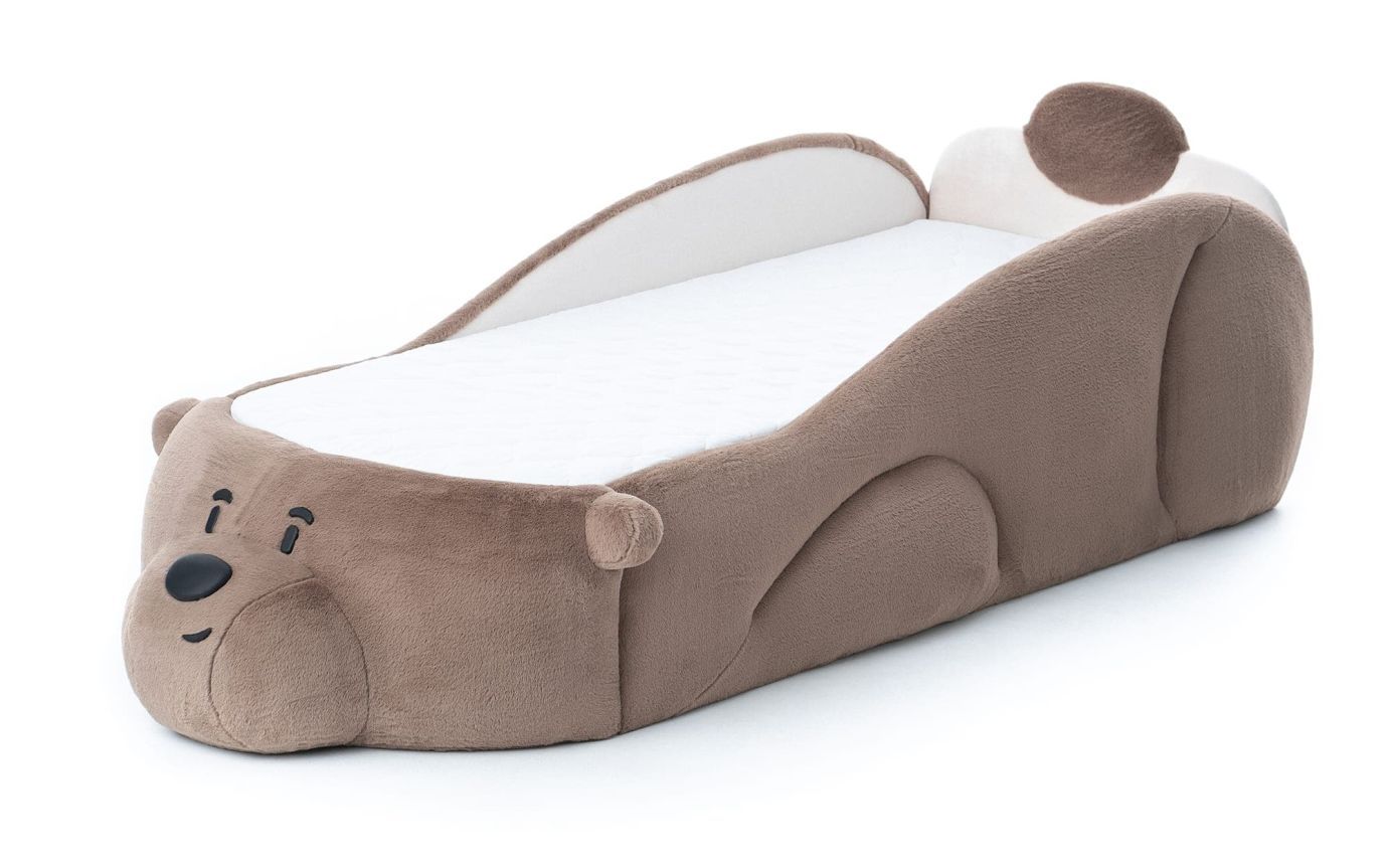 Кровать-игрушка Мишка Pashka с ящиком и матрасом