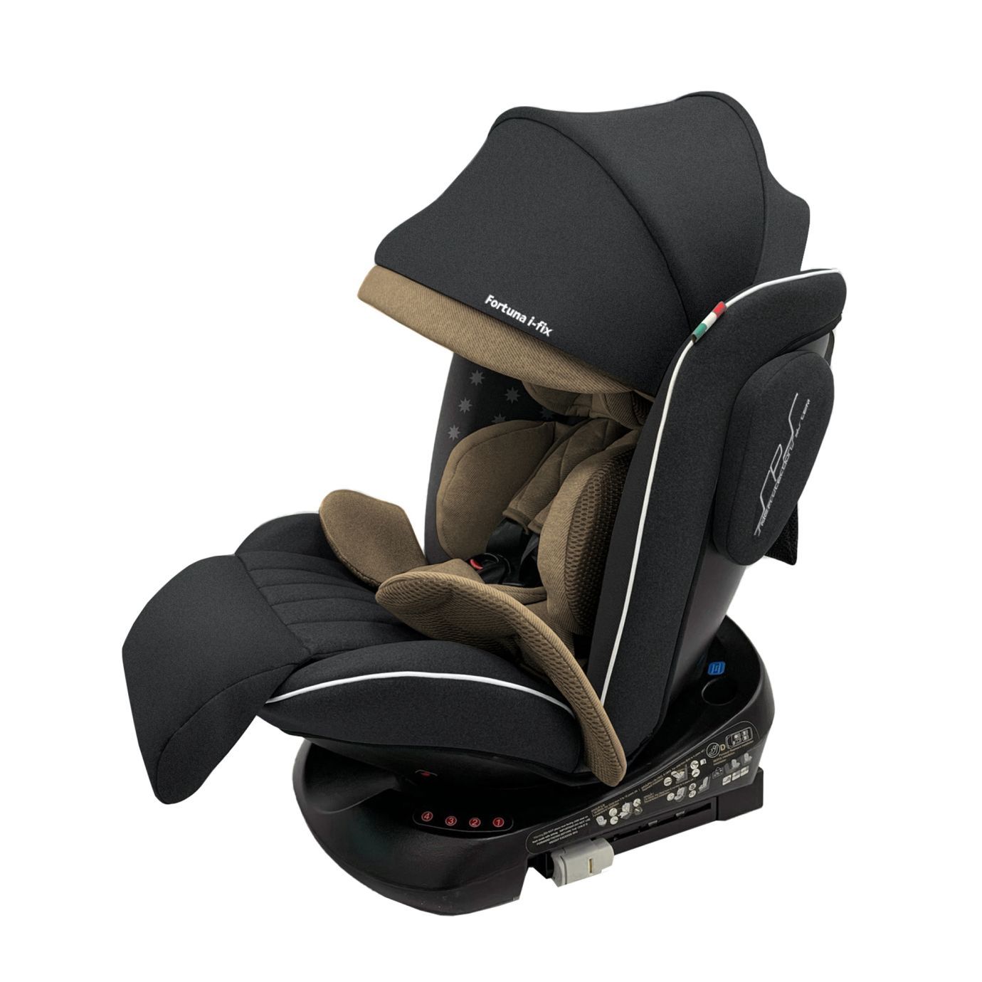 Автокресло группа 0123 (0-36) Fortuna 360 SPS Isofix Beige