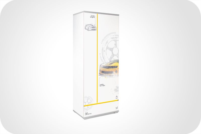 Шкаф Q-bix 31 КАМАРО белый