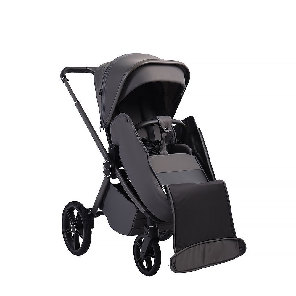 Коляска 2в1 Peppy Monaco Plus Antrazit (рама серая)