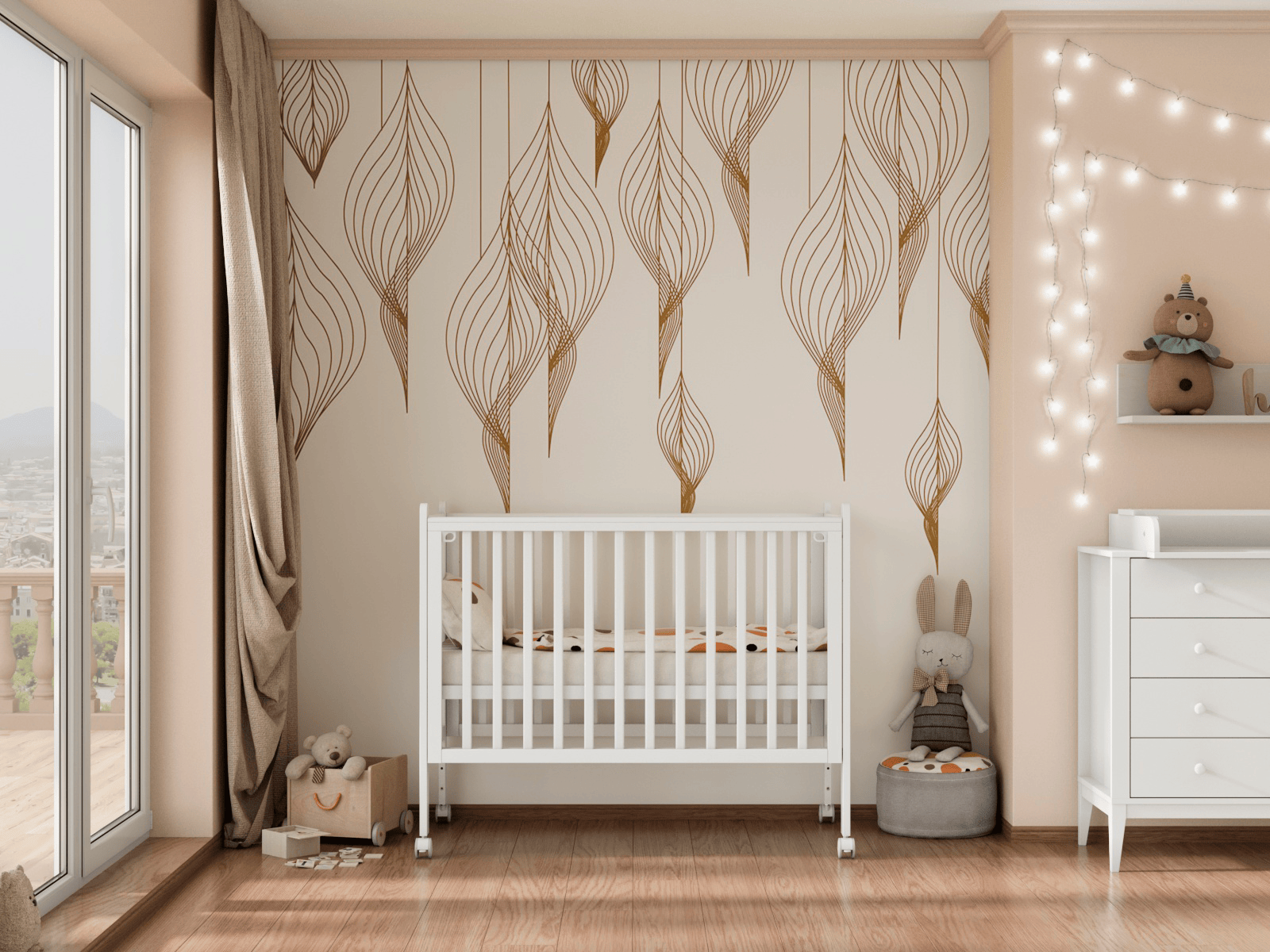 Кроватка Lunna Lika белый