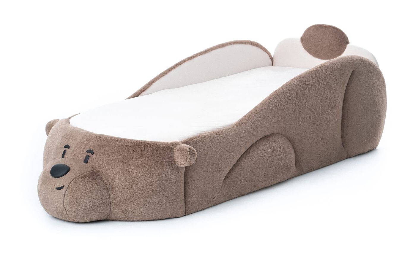 Кровать-игрушка Мишка Pashka с ящиком и матрасом