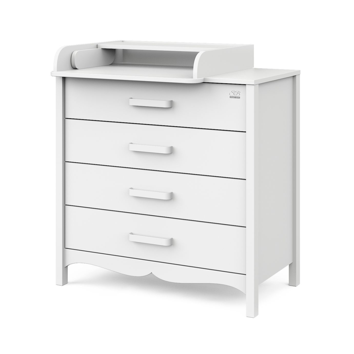 Пеленальный комод Maestro Белый/белый