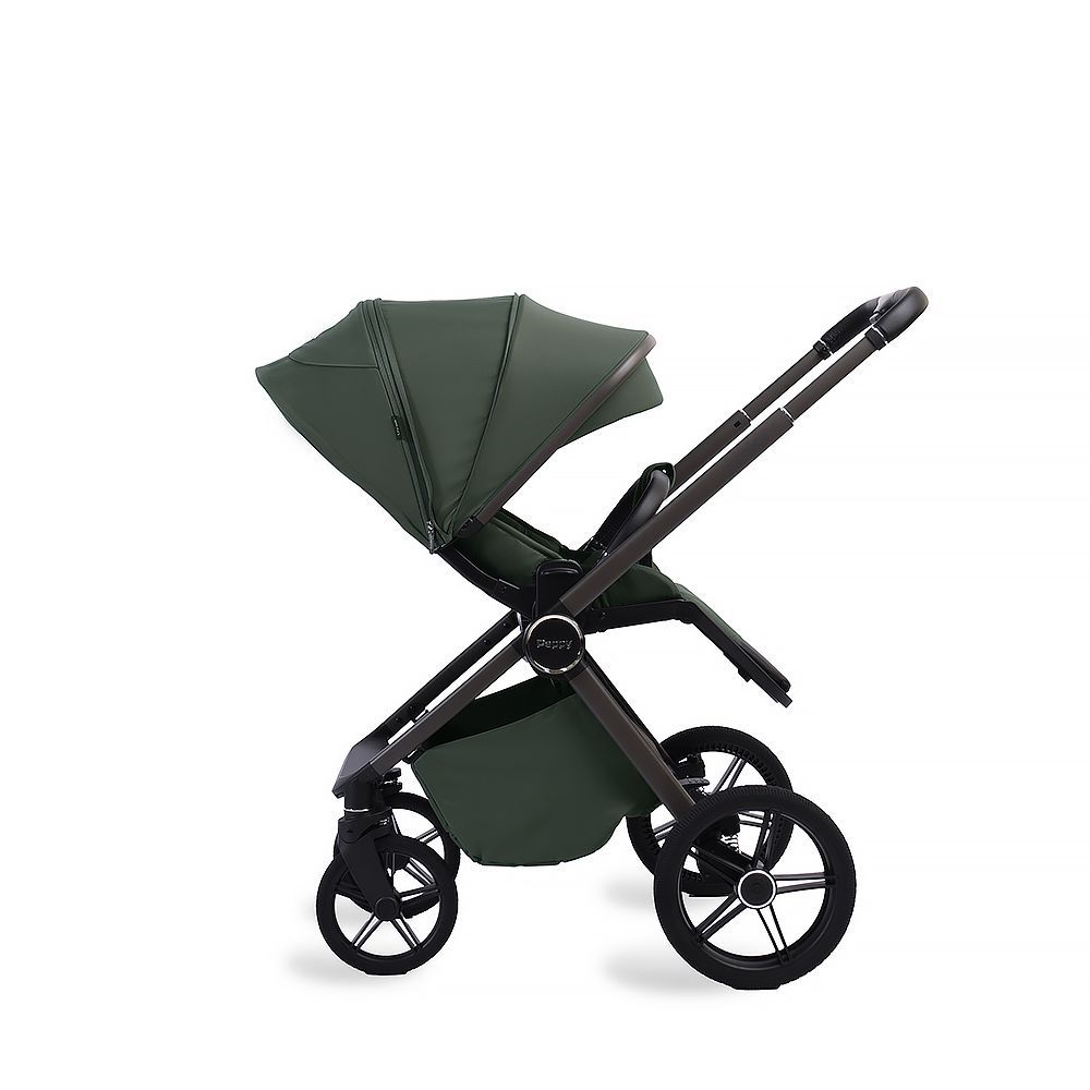 Коляска 2в1 Peppy Monaco Plus Oliva Green (рама серая)