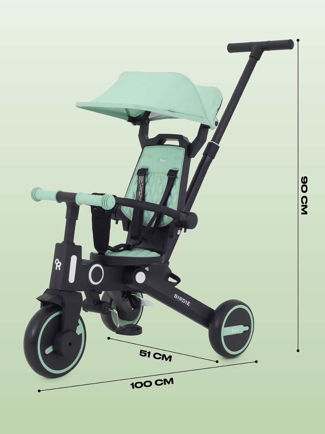 Велосипед трехколесный Rant Birdie MINT