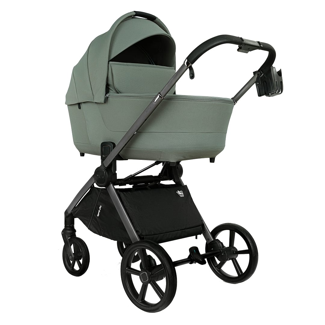 Коляска 2 в1 Teffy короб+прогулка Sage Green/Graphite