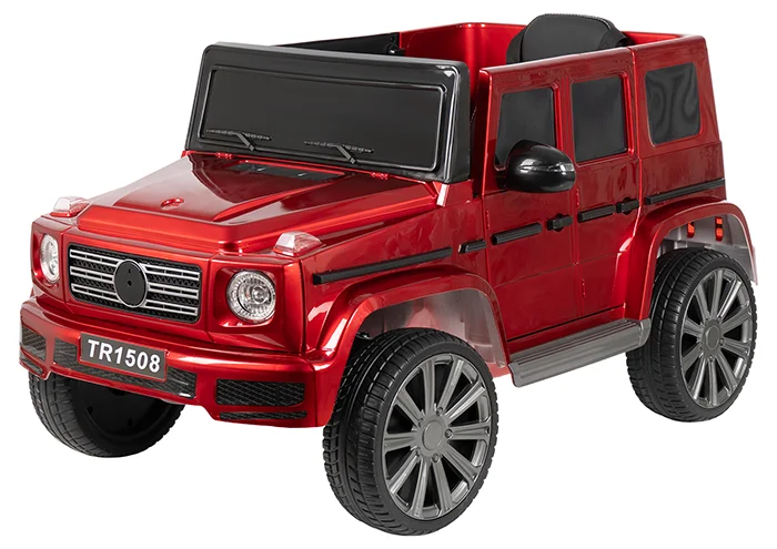 Джип детский электромобиль TR1508 красный металлик