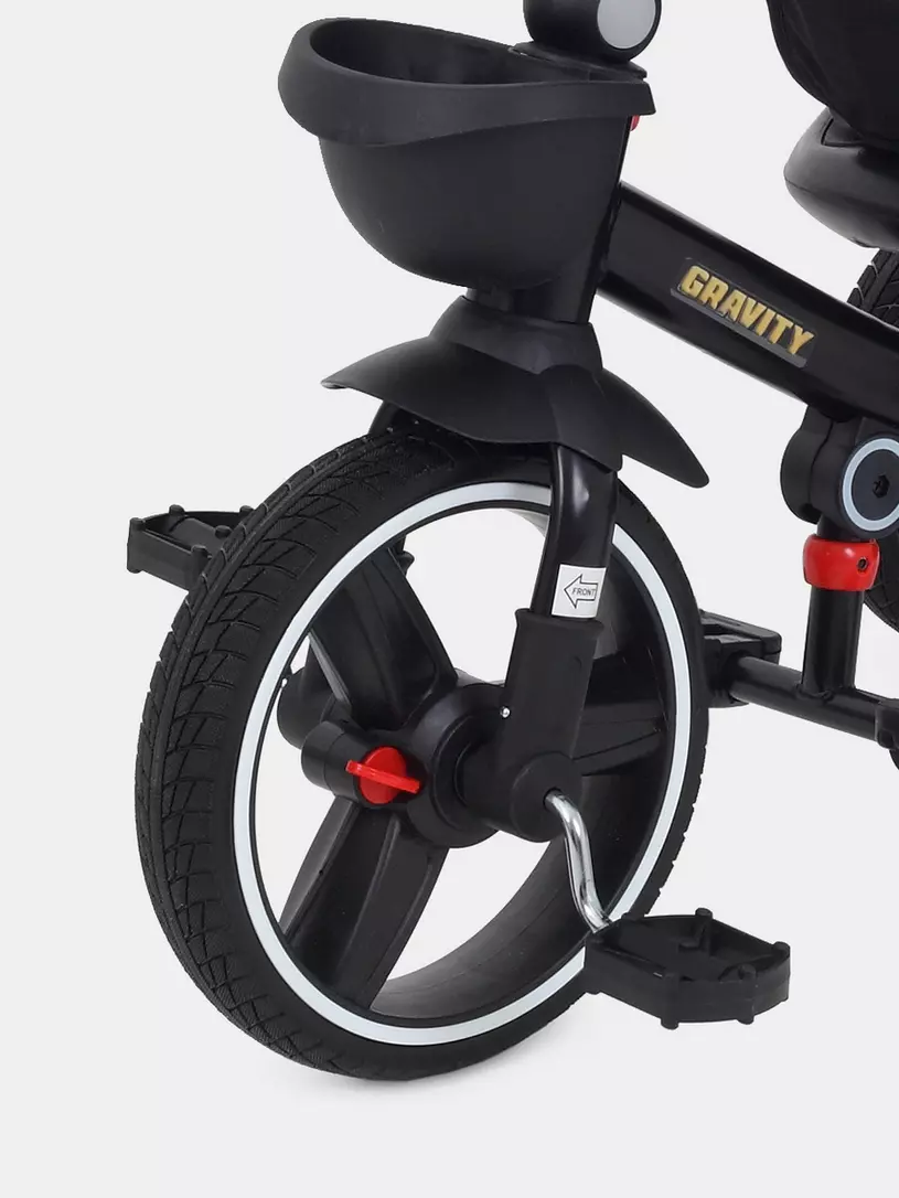 Детский трехколесный велосипед Rant Gravity graphite