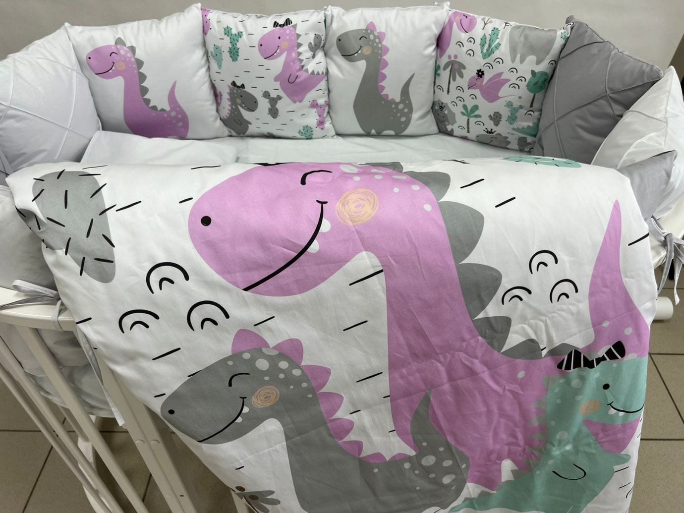 Комплект 17 предметов премиум "дракоша розовый"