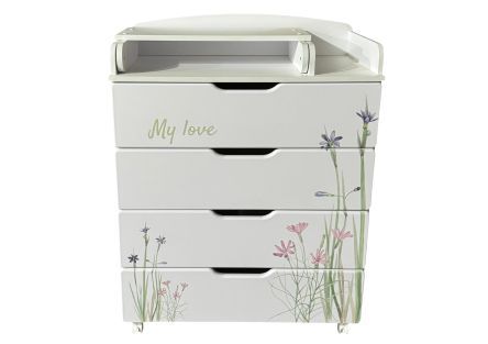 Комод цветы