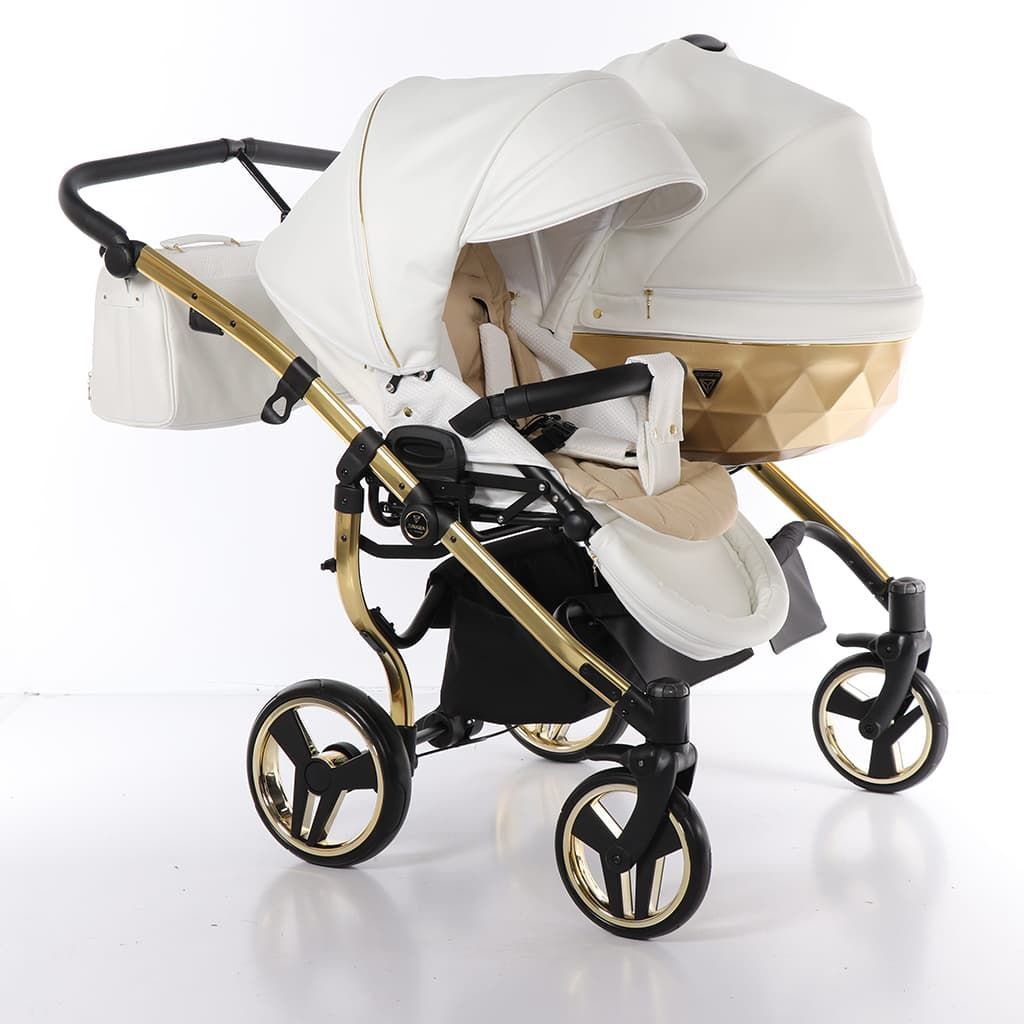 Коляска для двойни Junama Mirror Satin Duo