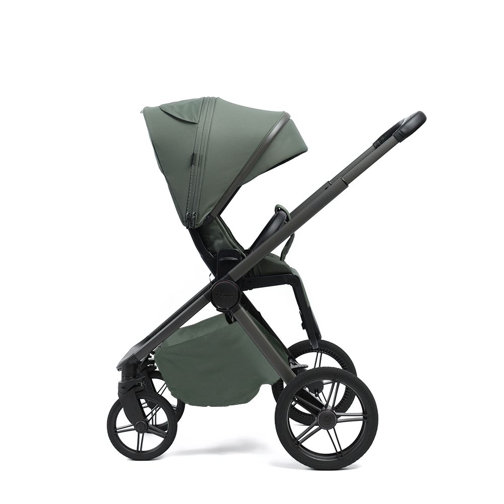 Коляска 2в1 Peppy Monaco Plus Oliva Green (рама серая)