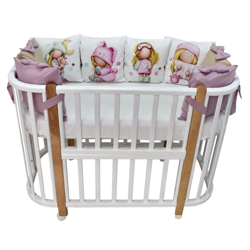 Комплект в кроватку 6 предметов миланья