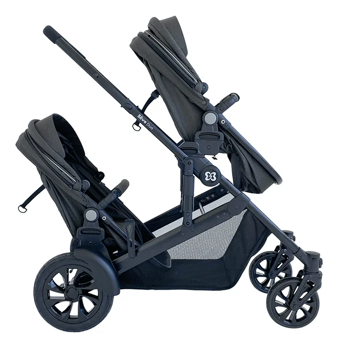 Коляска трансформер для двойни Silva Duo