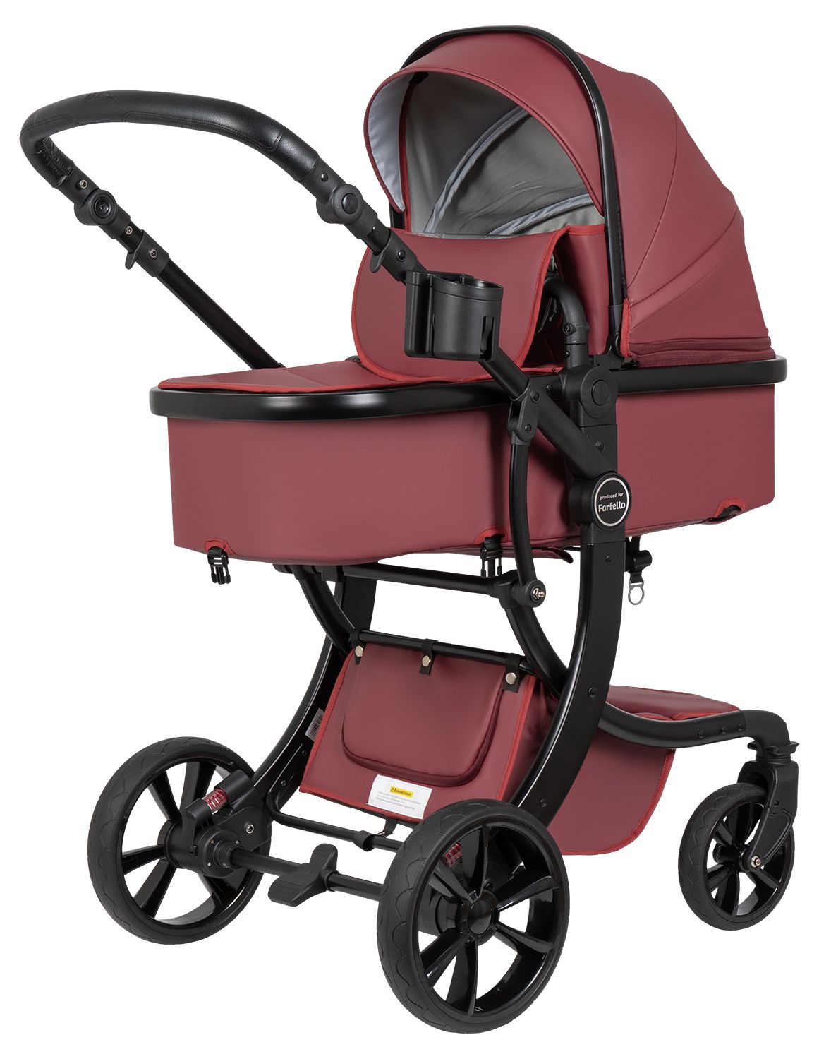 Коляска трансформер Aimile Adventurer бургунди