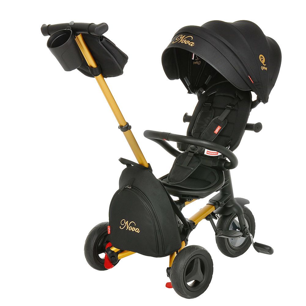 Велосипед трехколесный Qplay S700-13 Nova+ Black (Rub/Gold)