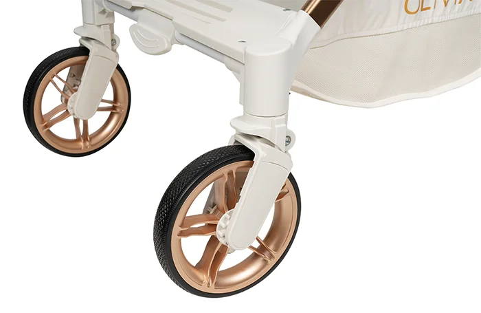 Коляска прогулочная детская Olivia, с перекидной ручкой бежевый