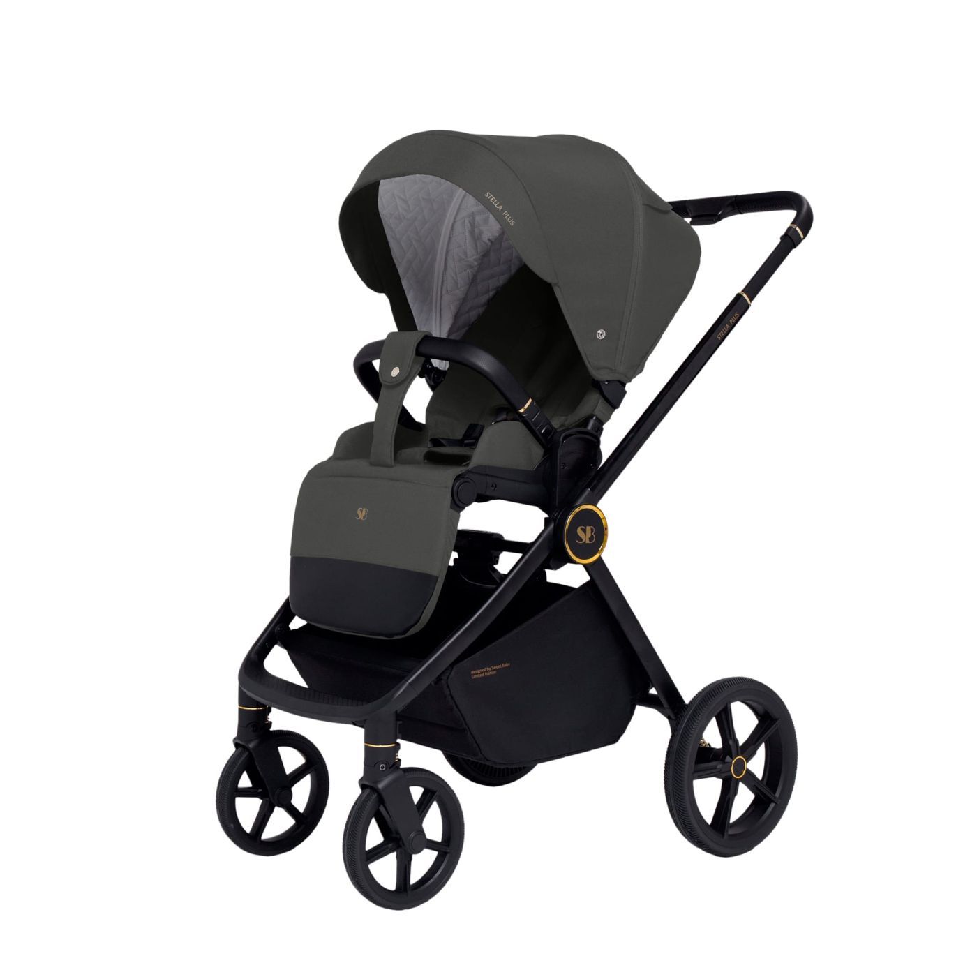 Коляска Sweet Baby Stella Plus Dark Grey