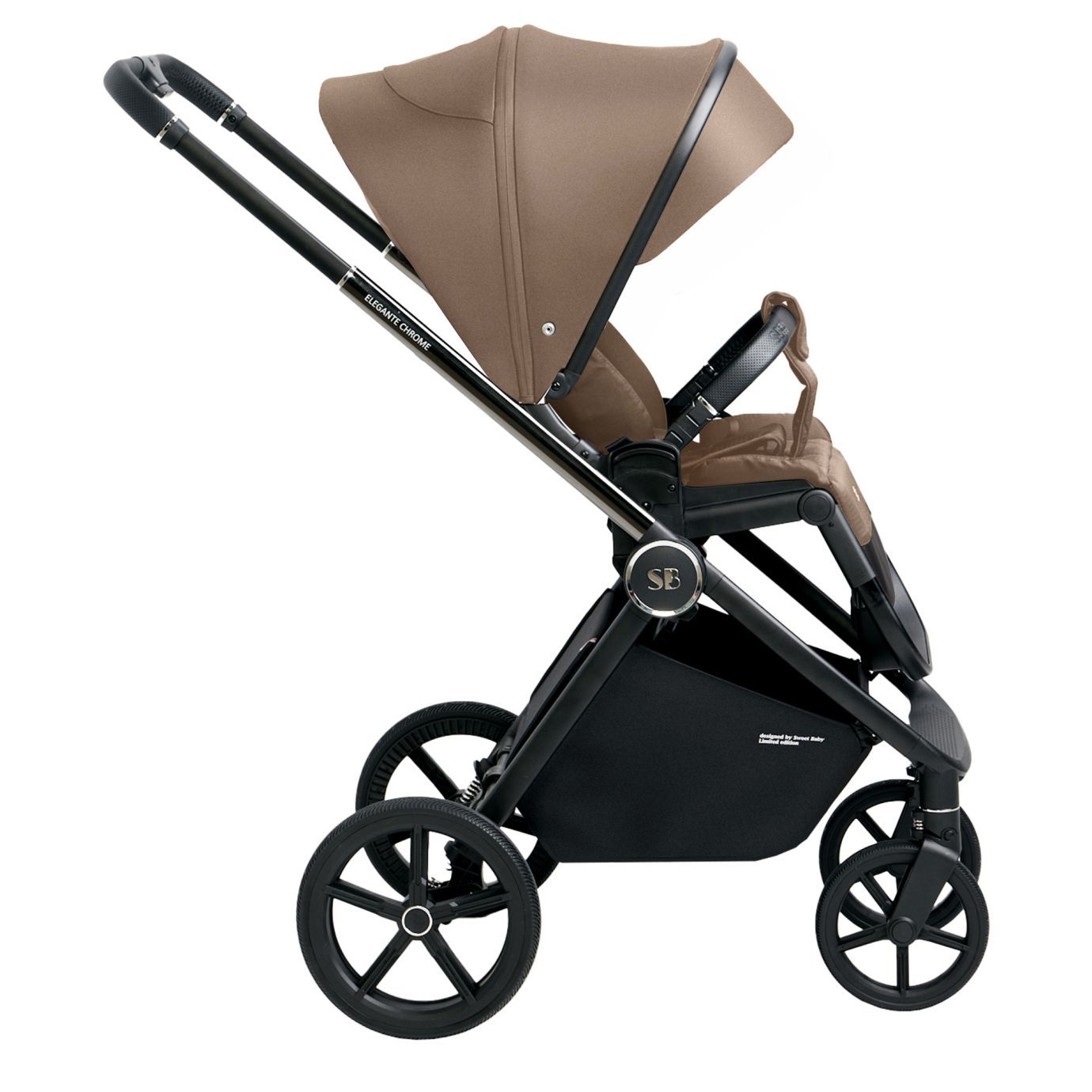 Прогулочная коляска Elegante Chrome Brown