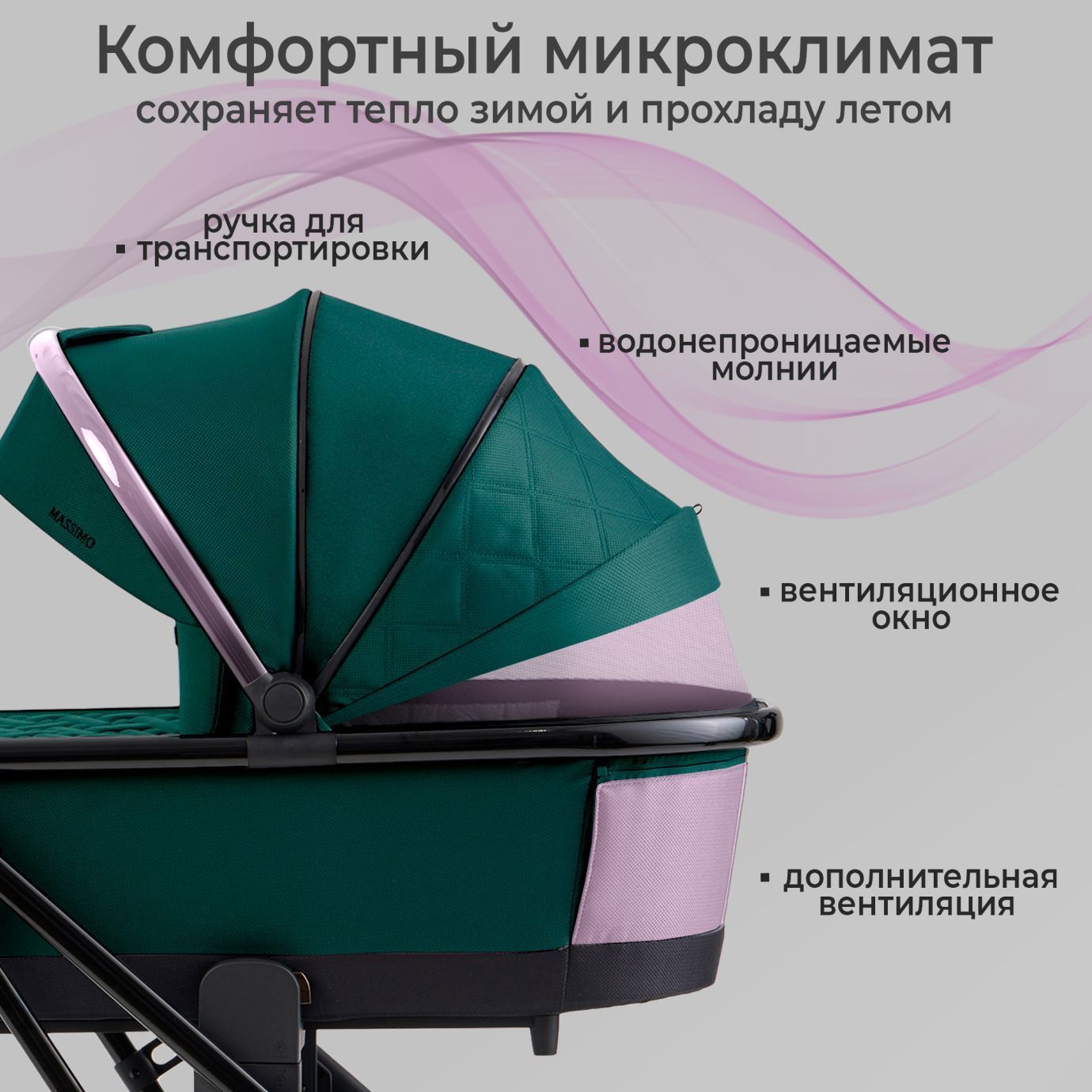 Коляска SBL Massimo Green